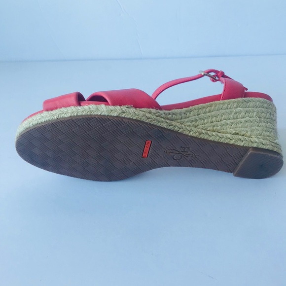 Cole haan woman’s orange wedges sandals size 7B - Picture 8 of 8